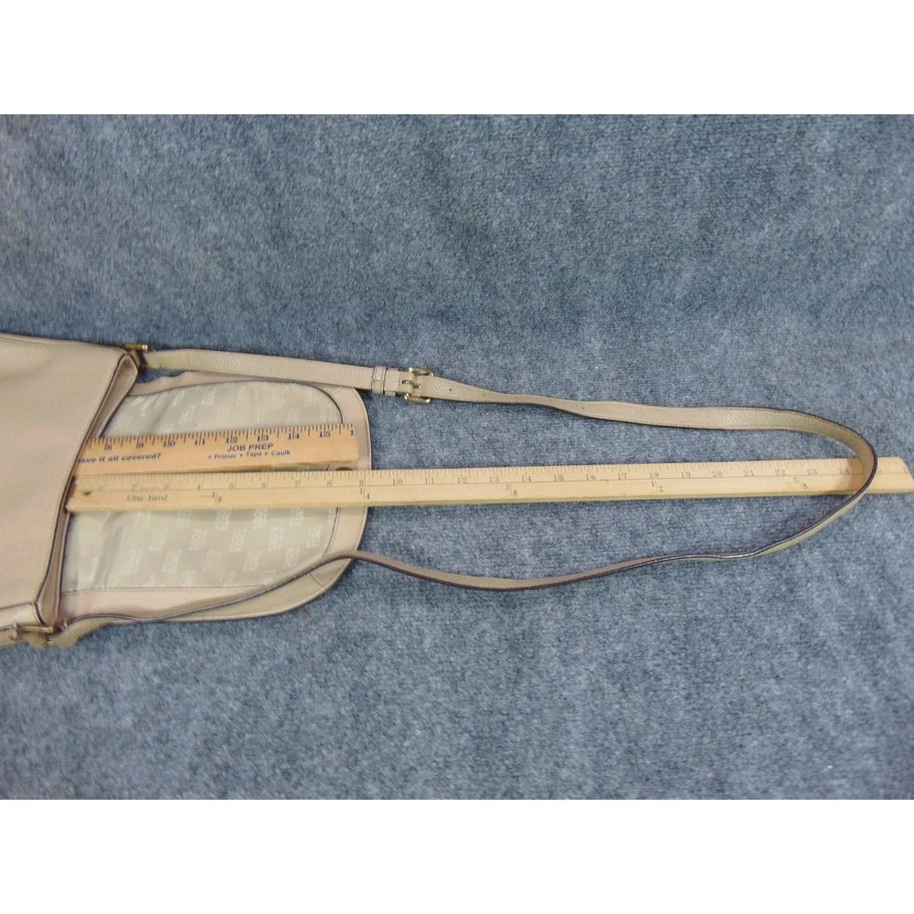 Michael Kors Bedford Crossbody Bag Tan Pebble Leather 38S7XBFM2L‎ Flaw